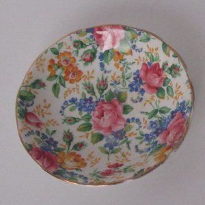 antique rose sauce dishes - set of two